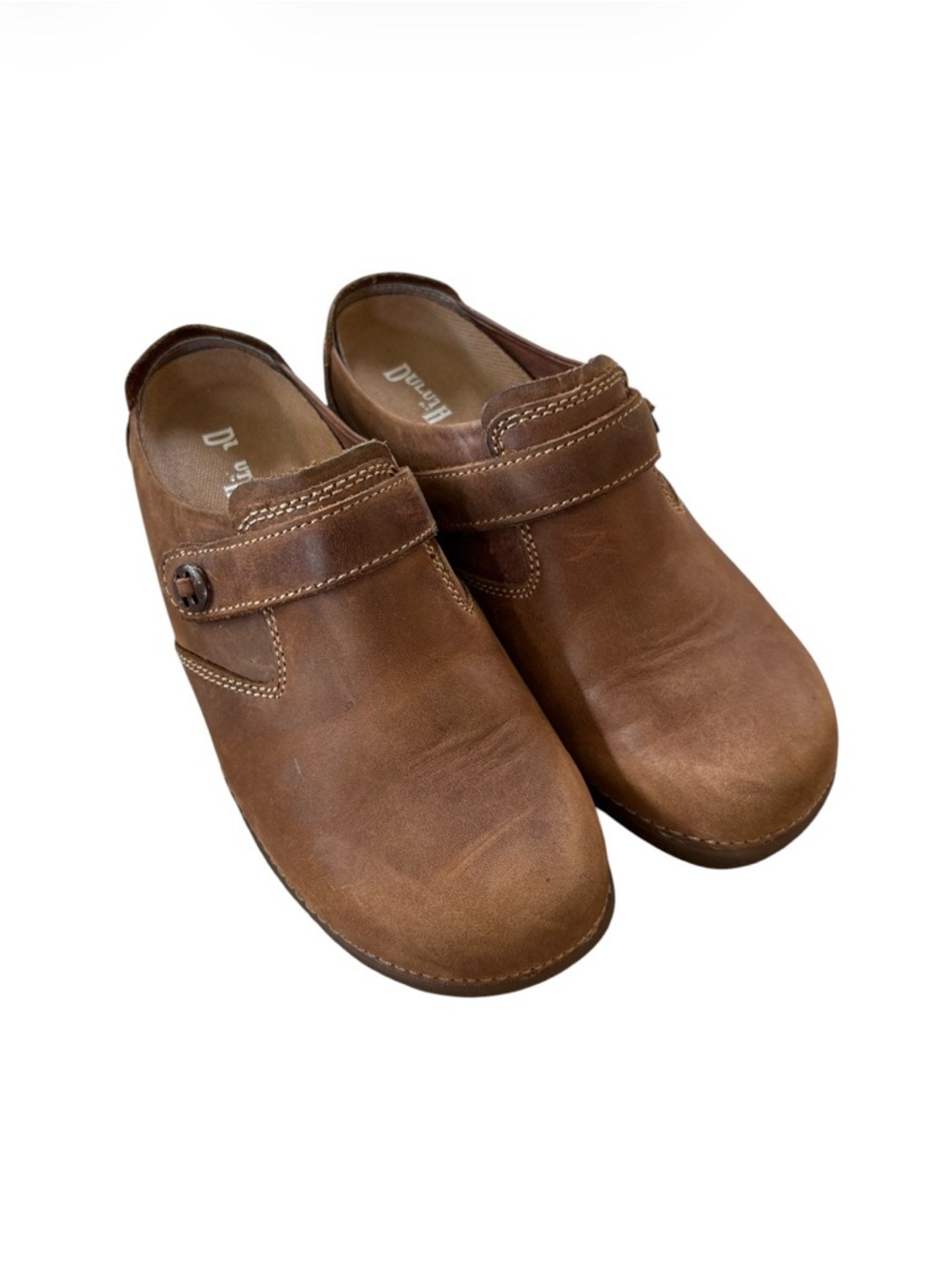 Duluth Trading Co Women's Andina Leather Mule Shoes 7.5